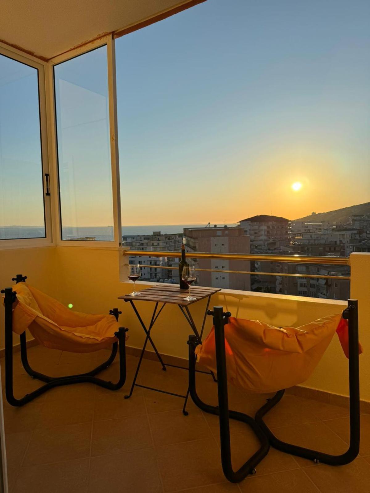Blue Dream V&V Apartman Saranda Kültér fotó